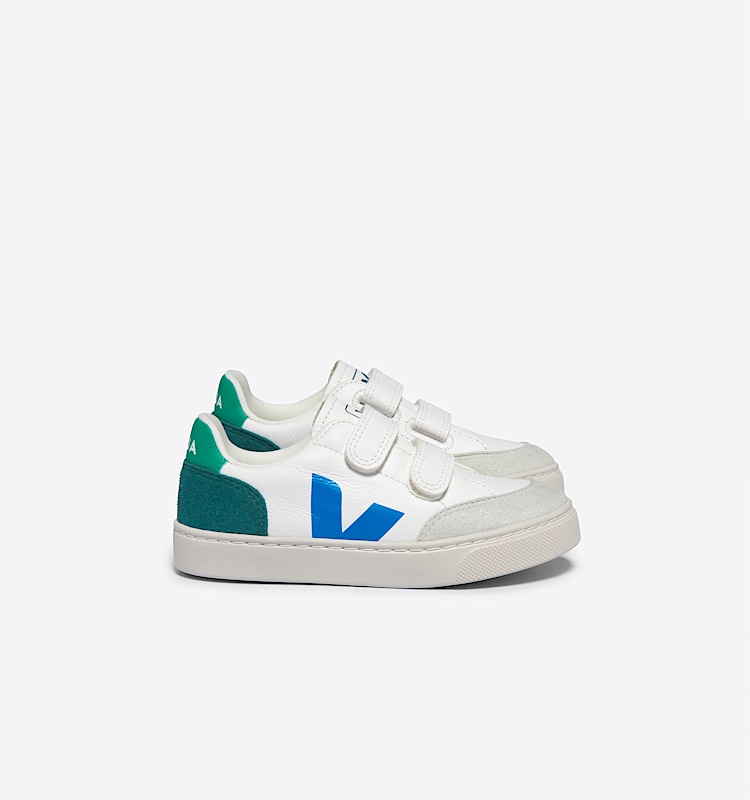 veja baskets small-v-12 cuir blanc XV0503794 Lateral view