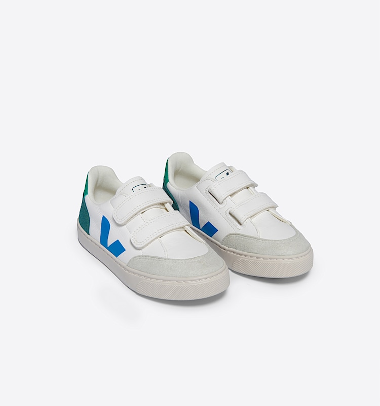 veja baskets small-v-12 cuir blanc XV0503794 Top view