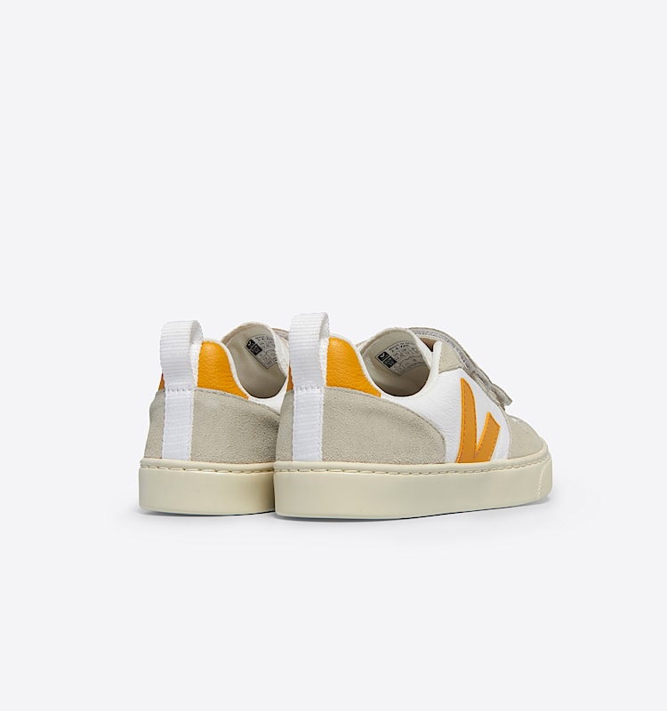 veja small-v-10 couro branco CV0503798