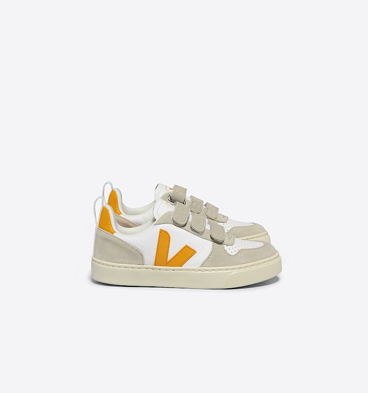 veja small-v-10 couro branco CV0503798