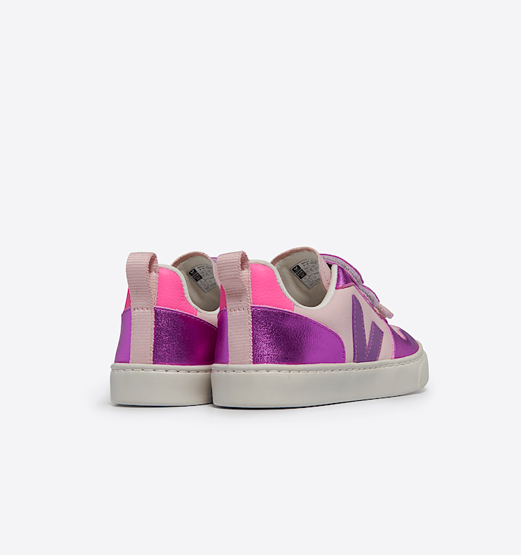 veja sneaker small-v-10 leder mehrfarbig CV0503804 Back view