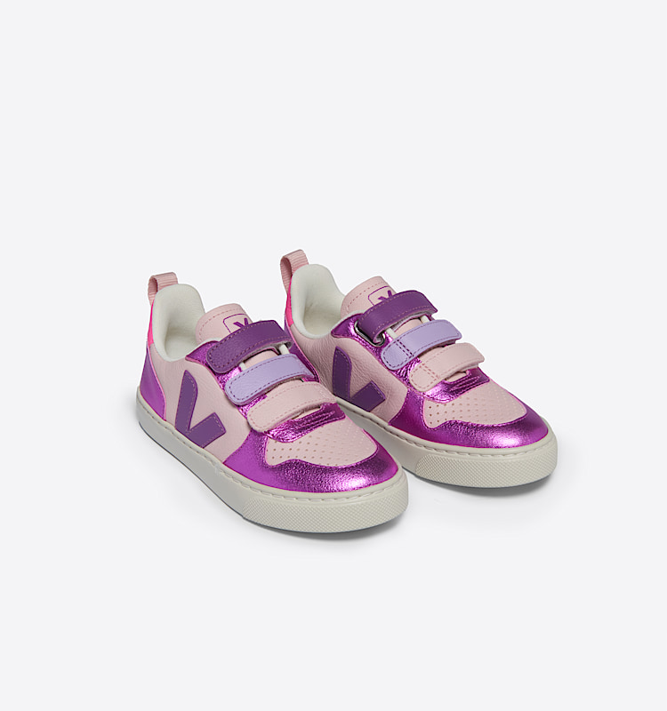 veja sneaker small-v-10 leder mehrfarbig CV0503804 Top view