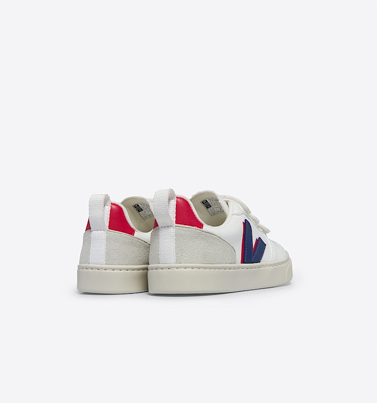 veja baskets small-v-10-w vegan blanc CY0703805 Back view