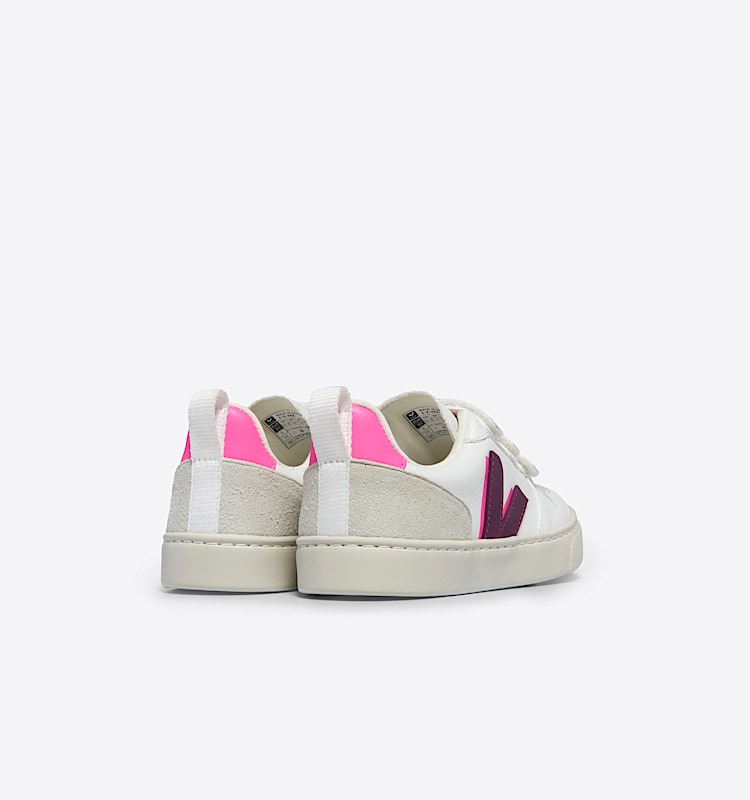 veja baskets small-v-10-w vegan blanc CY0703806 Back view