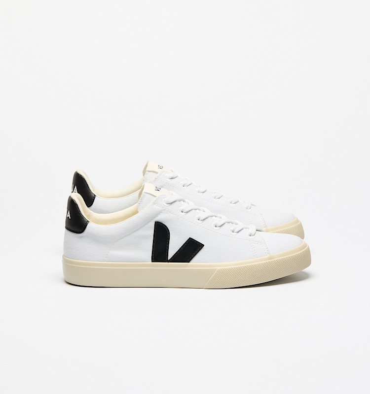 veja sneakers campo-ca 有机棉 白色 CA0120535 Lateral view