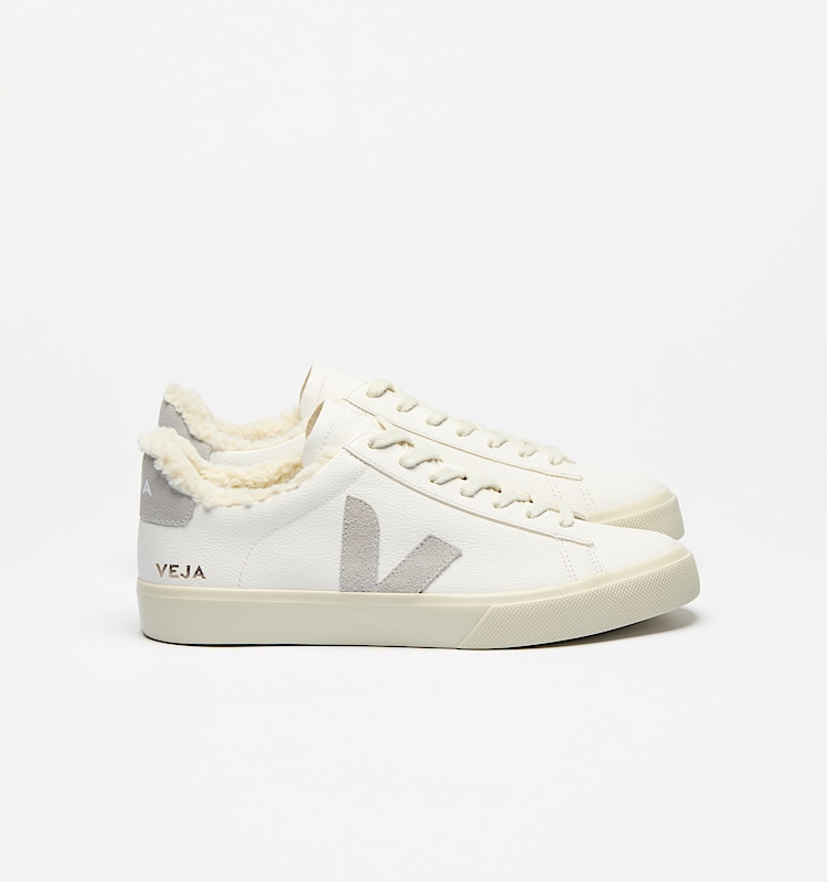veja sneakers campo-winter 毛皮 白色 CW0520571 Lateral view