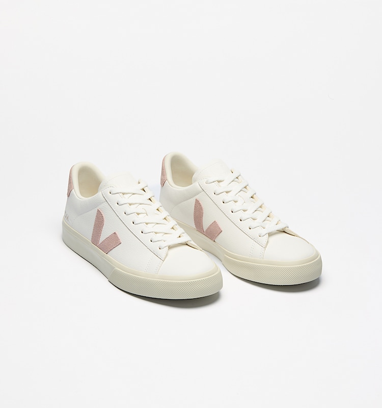 veja baskets campo cuir blanc CP0503886 Top view