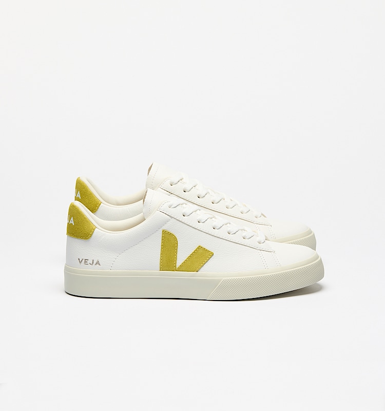 veja sneakers campo 皮革 白色 CP0503887 Lateral view