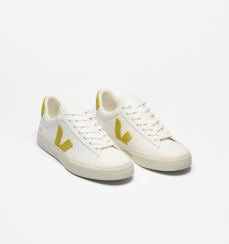veja sneakers campo 皮革 白色 CP0503887 Top view