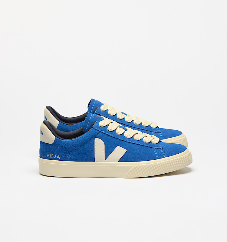 veja sneakers campo 麂皮 蓝色 CP0320523 Lateral view