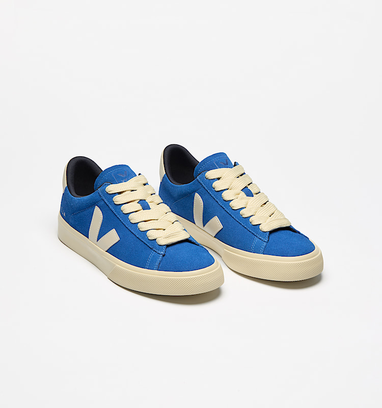 veja sneakers campo 麂皮 蓝色 CP0320523 Top view