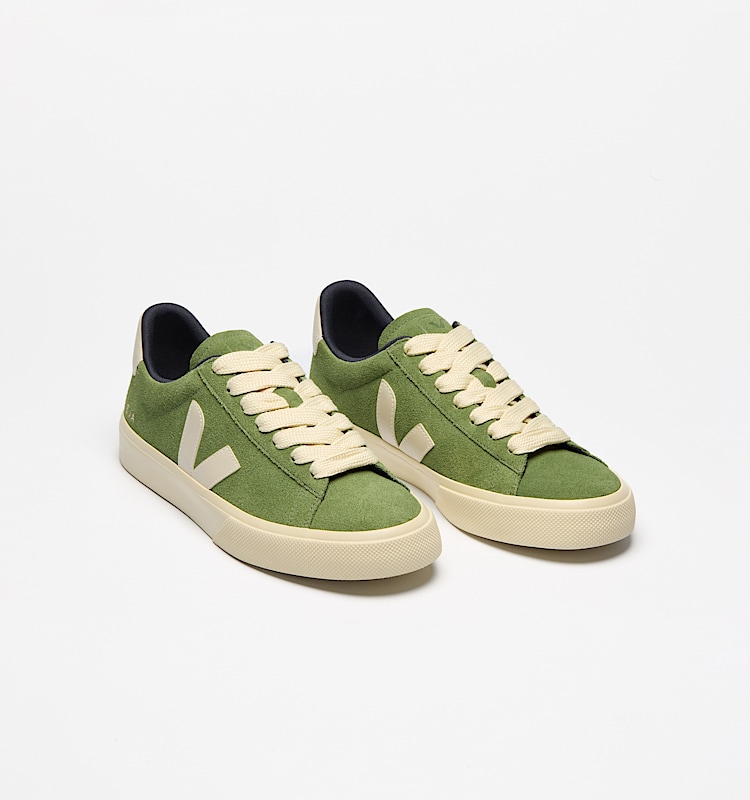 veja sneakers campo 麂皮 绿色 CP0320525 Top view