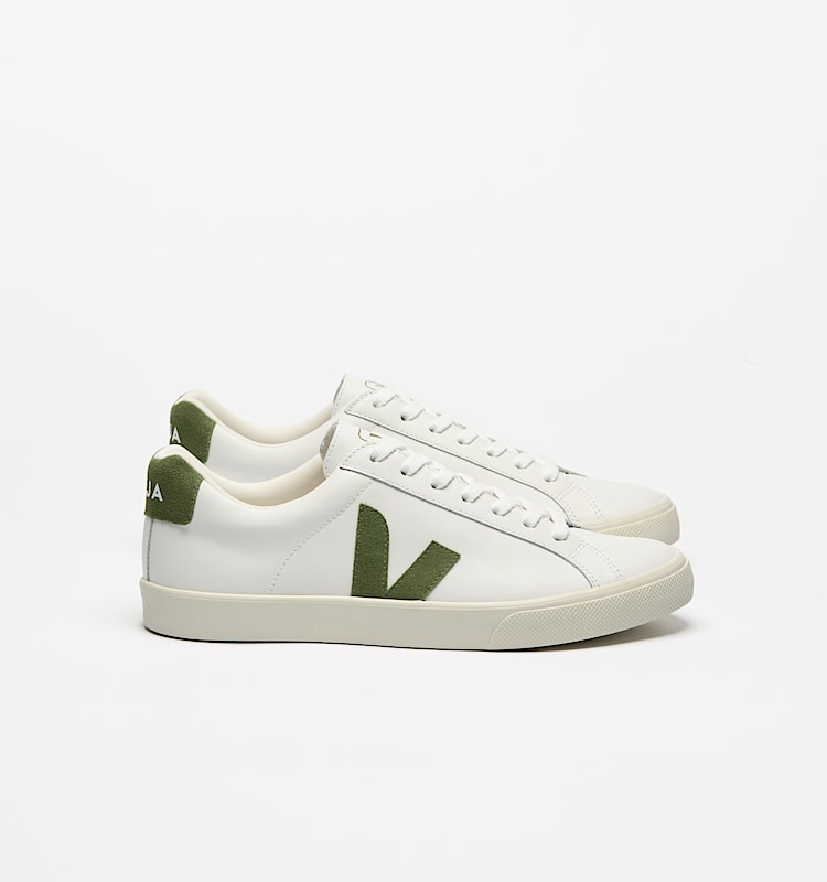 veja sneakers esplar-logo 皮革 白色 EO0203881 Lateral view