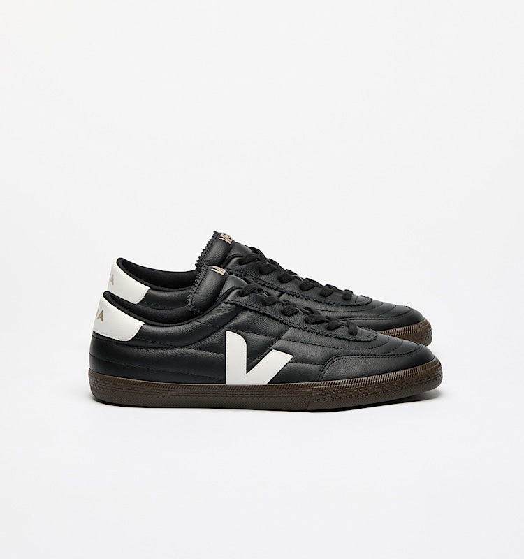 veja baskets panenka cuir-biologique noir FU2020707 Lateral view