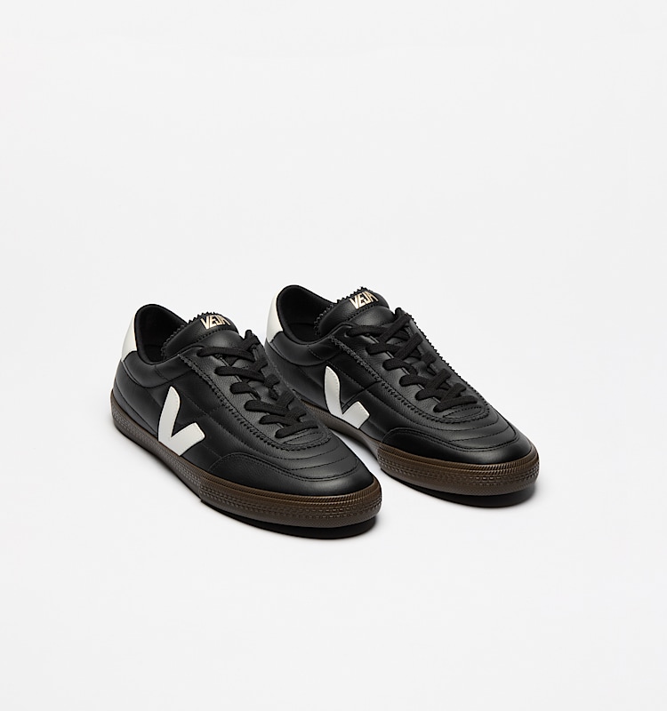 veja sneakers panenka 有机皮革 黑色 FU2020707 Top view