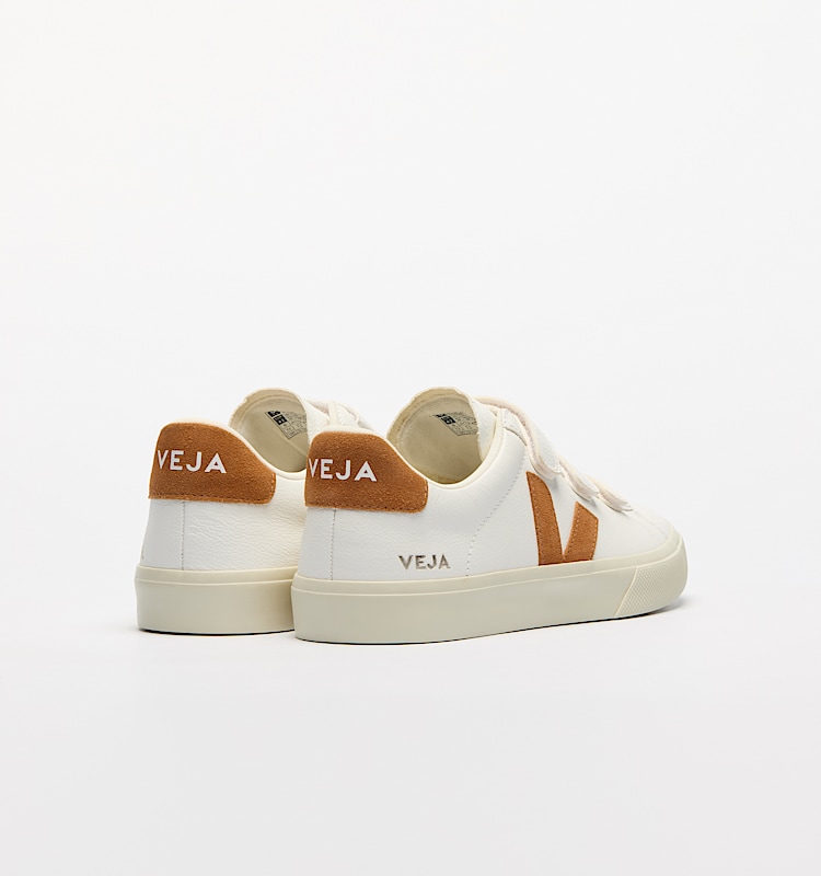veja sneakers recife-logo 皮革 白色 RC0503885 Back view