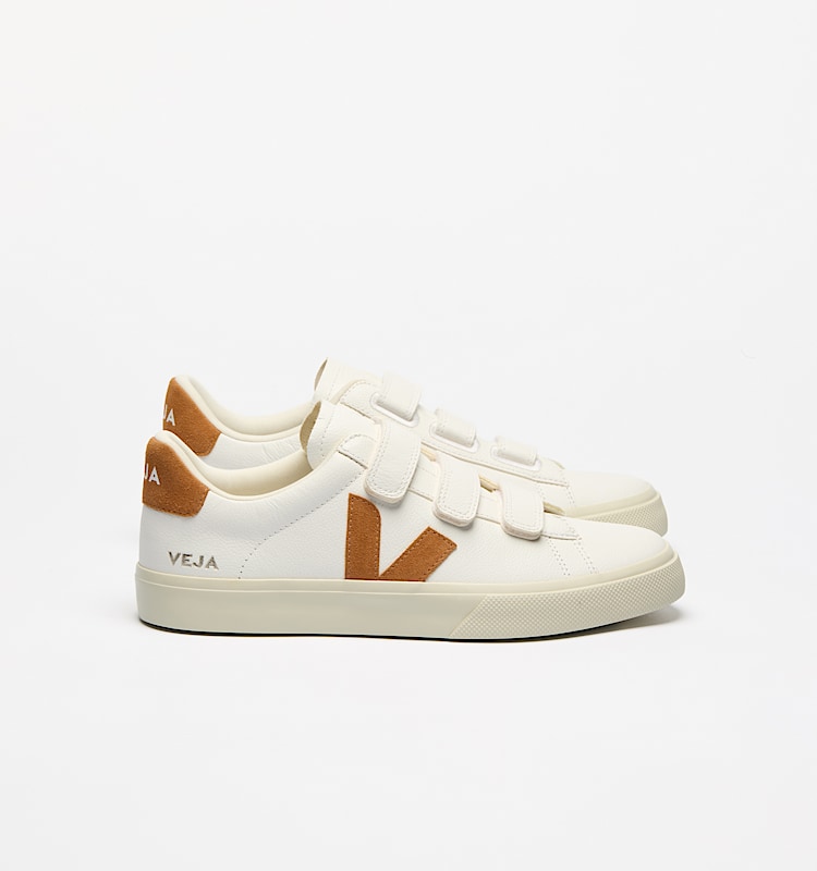 veja baskets recife-logo cuir blanc RC0503885 Lateral view