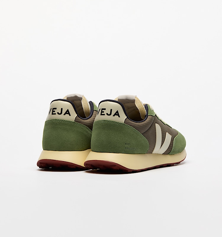 veja sneakers rio-branco-ii 防裂布 绿色 RO1920755 Back view