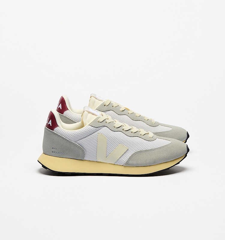 veja sneakers rio-branco-ii 回收再利用 灰色 RO1803868 Lateral view