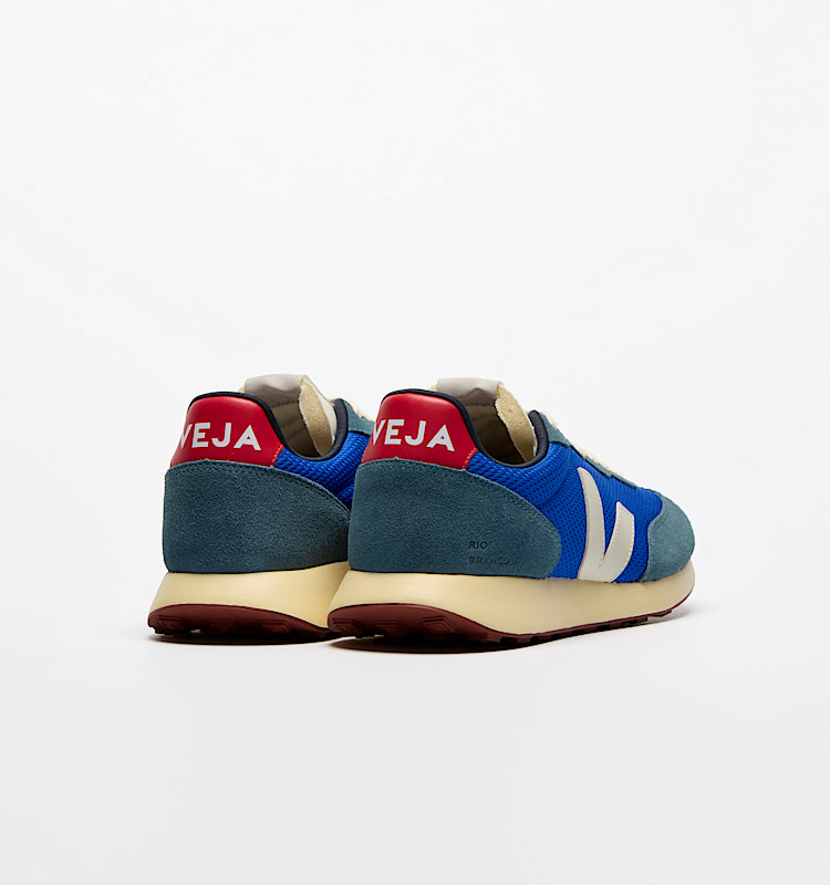 veja zapatillas rio-branco-ii reciclado azul RO1803875 Back view