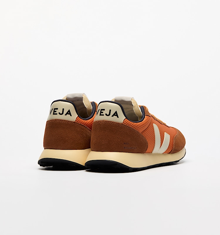 veja sneakers rio-branco-ii riciclato arancione RO1803874 Back view