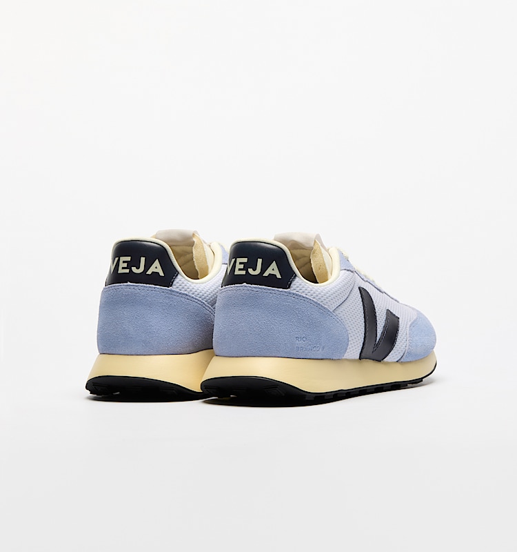 veja baskets rio-branco-ii recyclé bleu RO1803876 Back view