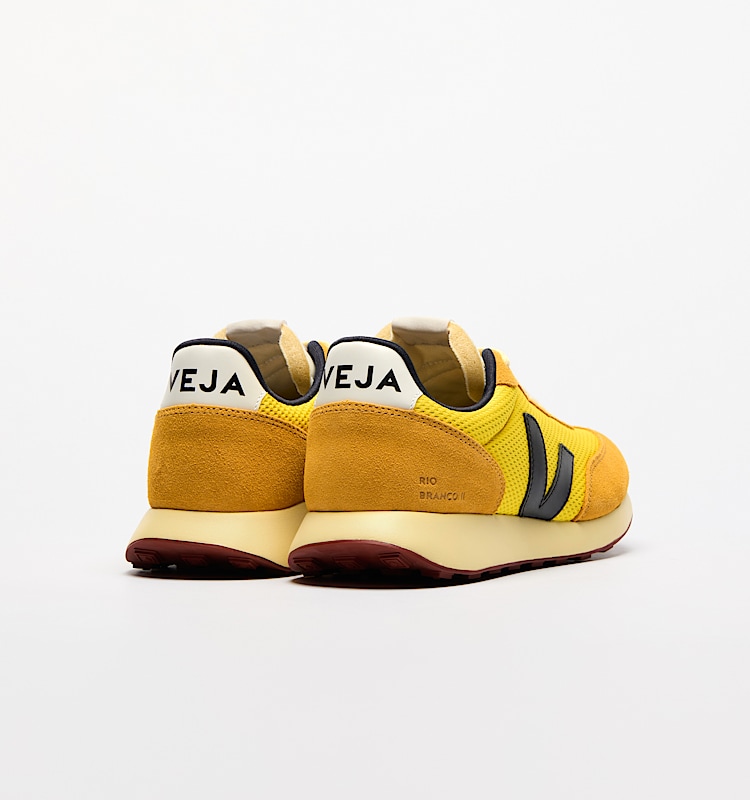 veja sapatilhas rio-branco-ii reciclado amarelo RO1803873 Back view