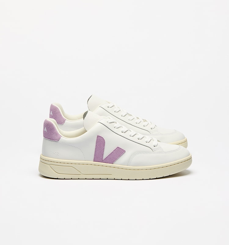 veja baskets v-12 cuir blanc XD0220494 Lateral view