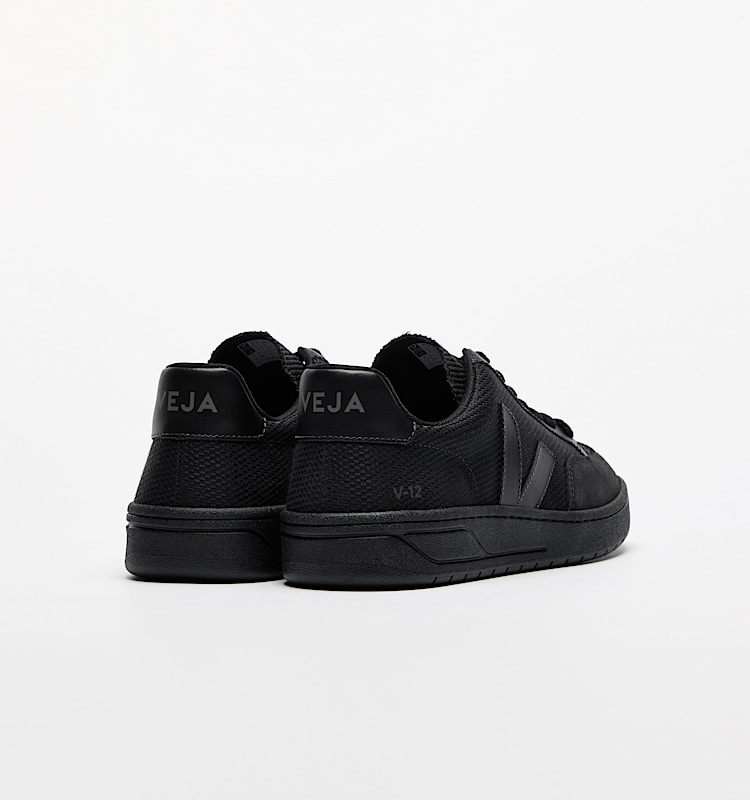 veja sneakers v-12 recycled black XD1720599 Back view