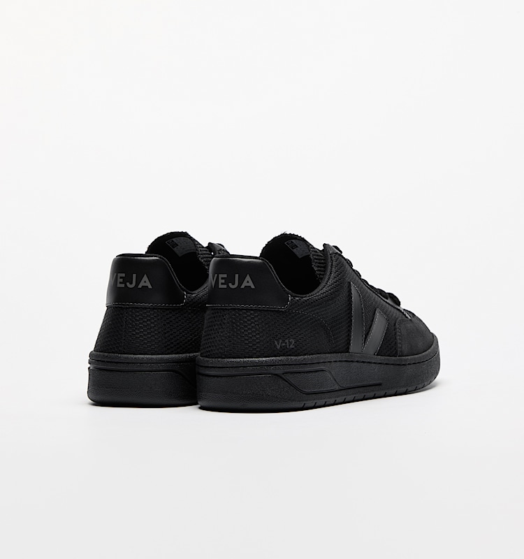 veja sneakers v-12 回收再利用 黑色 XD1720599 Back view