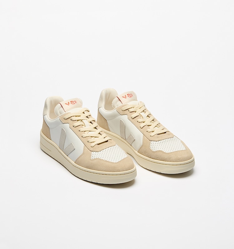 veja sneakers v-82 皮革 米色 VE3320756 Top view