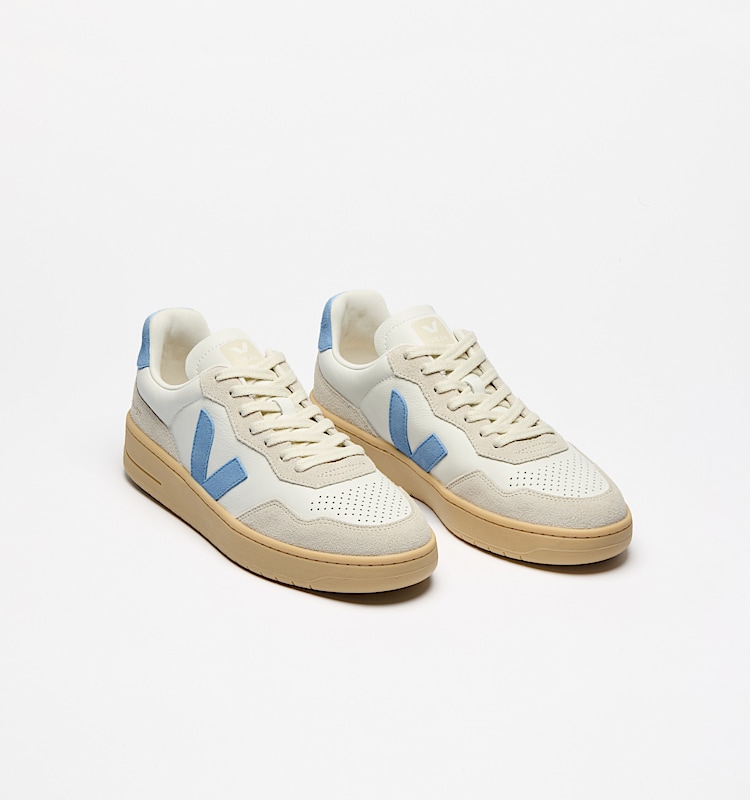 veja sneakers v-90 有机皮革 白色 VD2003895 Top view