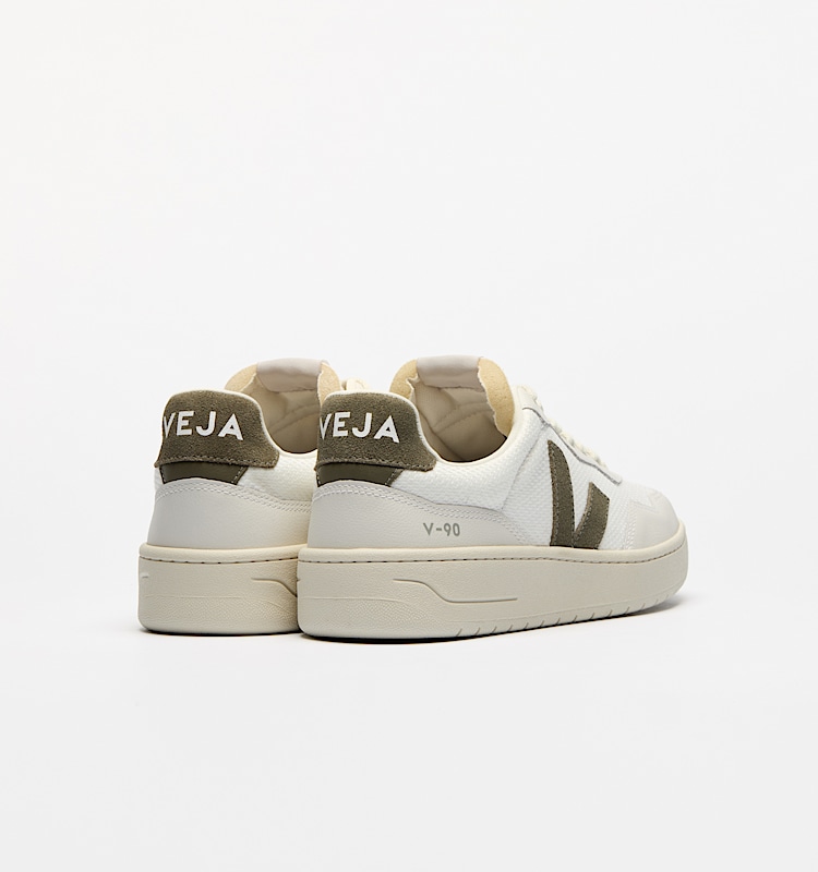 veja sneakers v-90 回收再利用 白色 VD1720484 Back view