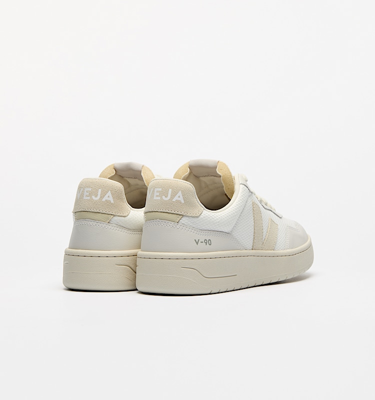 veja sneakers v-90 回收再利用 白色 VD1720485 Back view