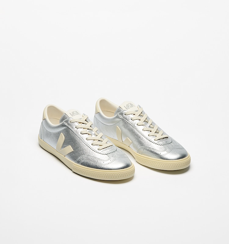 veja sneaker volley biologischer-baumwolle silber VO2020749 Top view