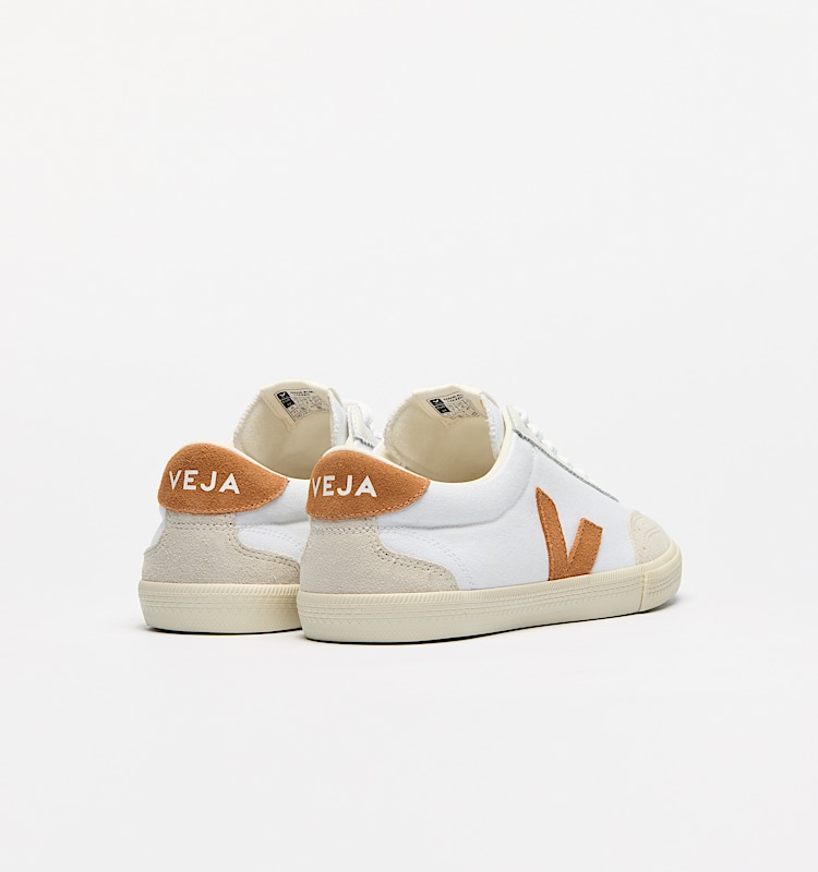veja zapatillas volley algodón-orgánico blanco VO0103863 Back view