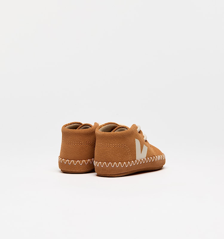 veja sapatilhas baby-light-zz camurça laranja BL0320663 Back view