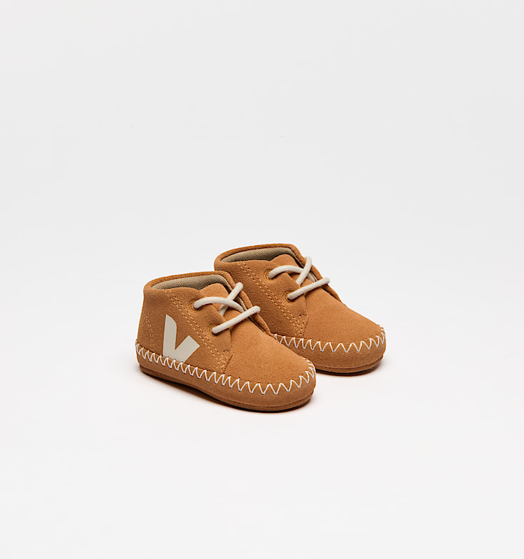 veja sapatilhas baby-light-zz camurça laranja BL0320663 Top view