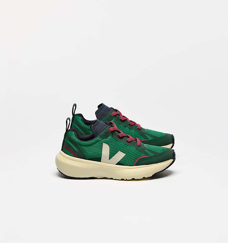 veja sneakers small-canary-light riciclato verde YL1820625 Lateral view