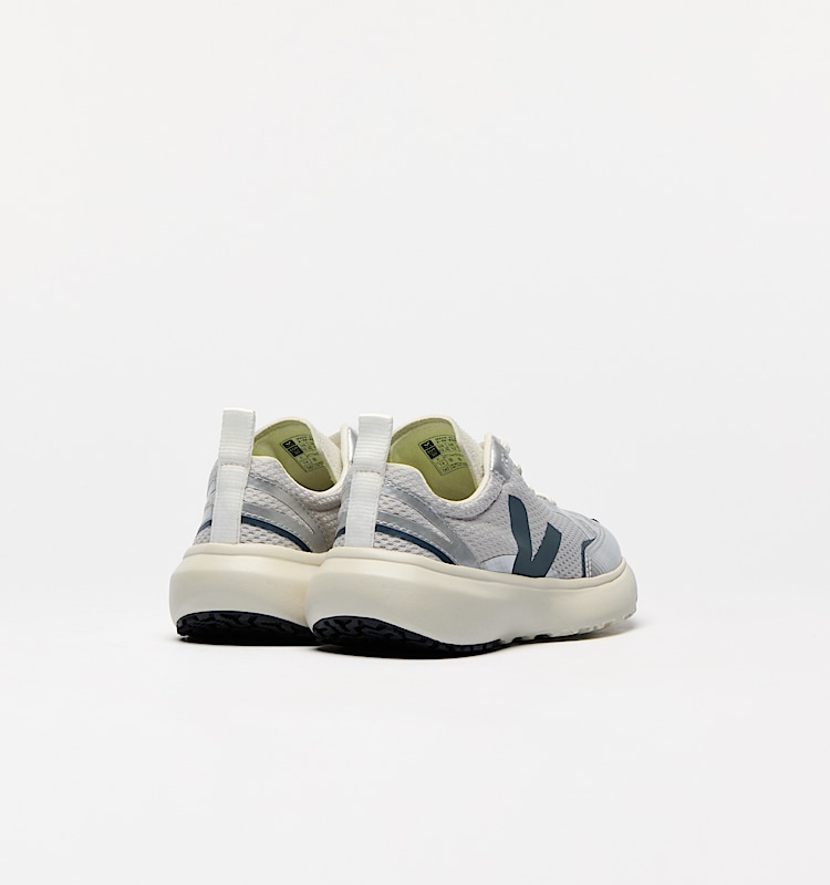 veja baskets small-canary-light recyclé gris YL1820623 Back view