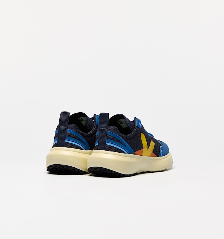 veja baskets small-canary-light recyclé bleu YL1820624 Back view