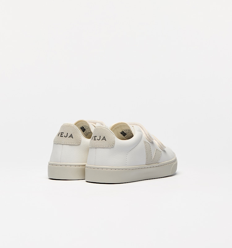 veja zapatillas small-esplar cuero blanco SV0520642 Back view