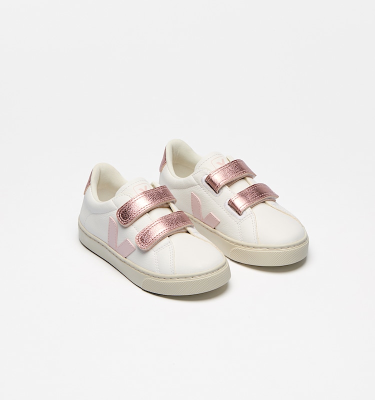 veja sneaker small-esplar leder weiss SV0520604 Top view