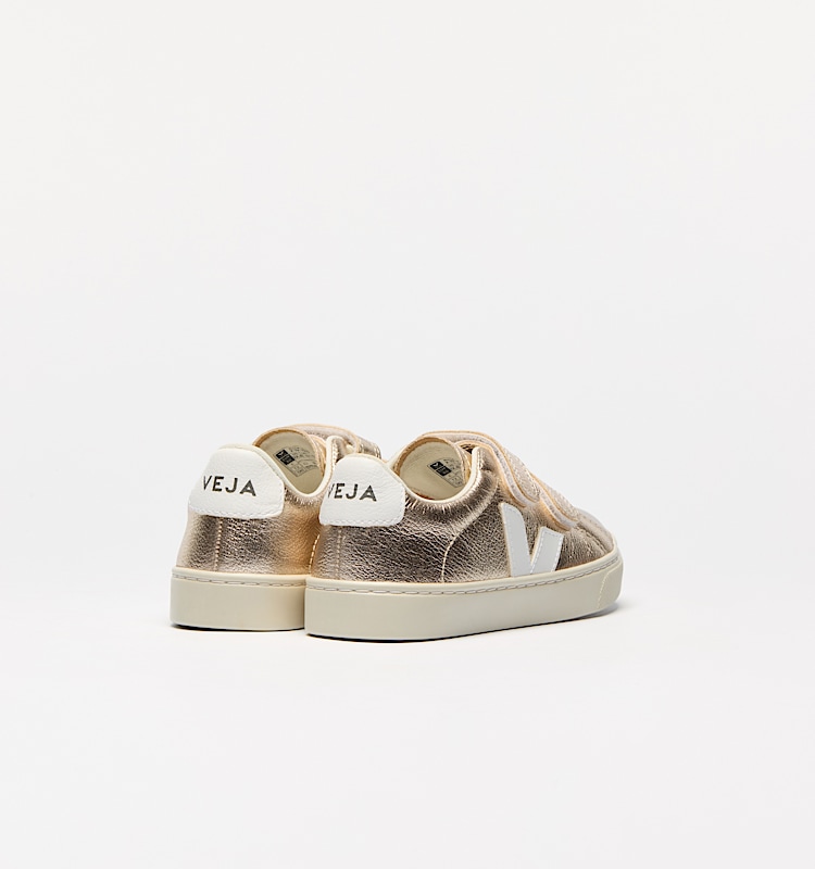 veja small-esplar leather gold SV0520640