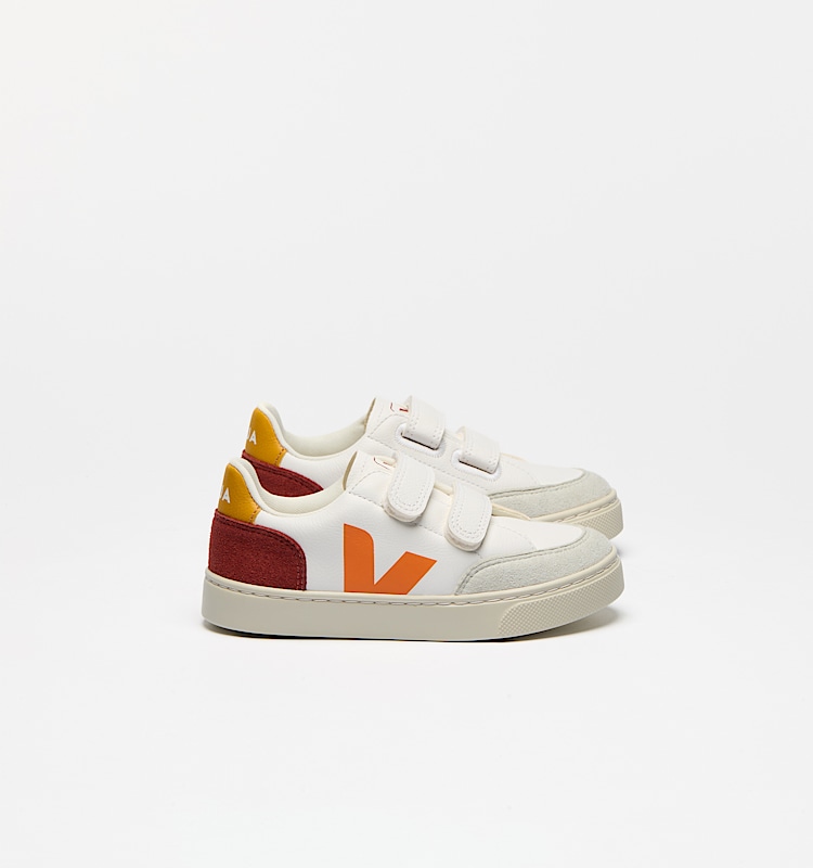 veja sapatilhas small-v-12 couro multicolor XV0520608 Lateral view