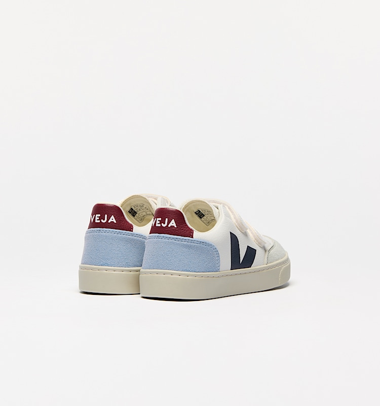 veja sapatilhas small-v-12 couro multicolor XV0520607 Back view