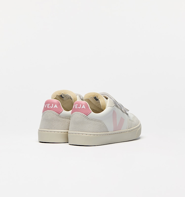 veja baskets small-v-90 cuir-biologique blanc SX2020636 Back view