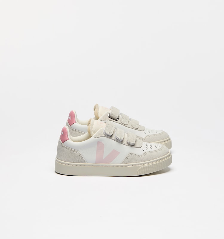 veja sapatilhas small-v-90 couro-orgânico branco SX2020636 Lateral view