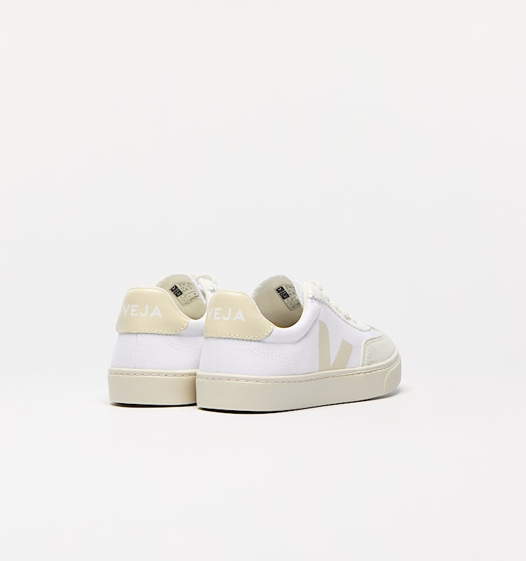 veja baskets small-volley coton-biologique blanc SY0120626 Back view