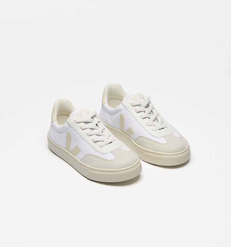 veja baskets small-volley coton-biologique blanc SY0120626 Top view